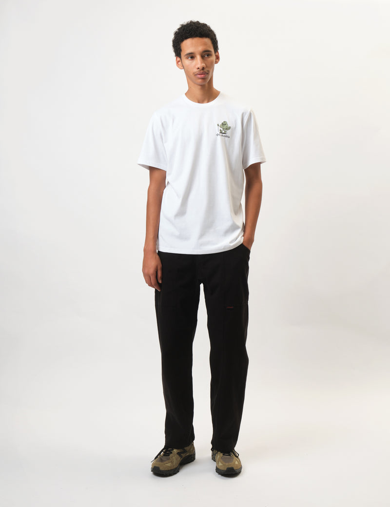 Columbia Hageman Graphic Hike On Techincal T-Shirt - White