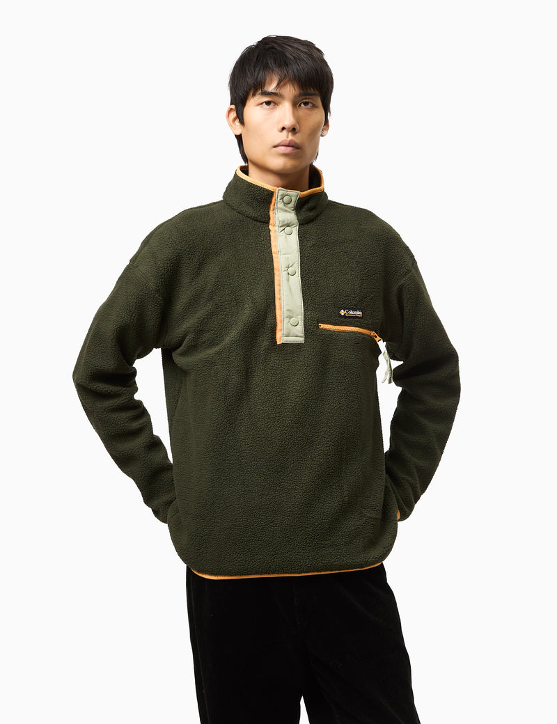 Columbia Helvetia II Half Snap Fleece - Greenscape