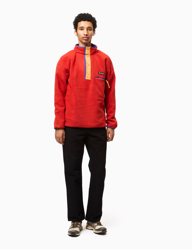 Columbia Helvetia II Half Snap Fleece - Sail Red