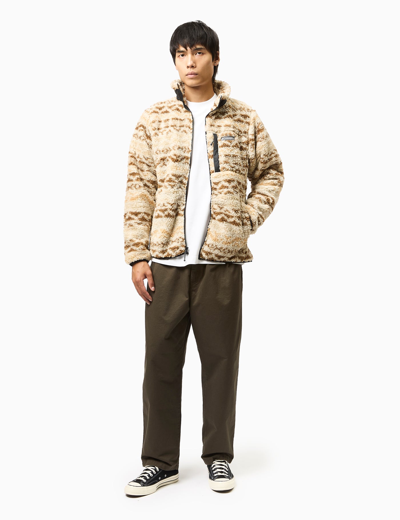 Columbia fashion winter pass print fleece