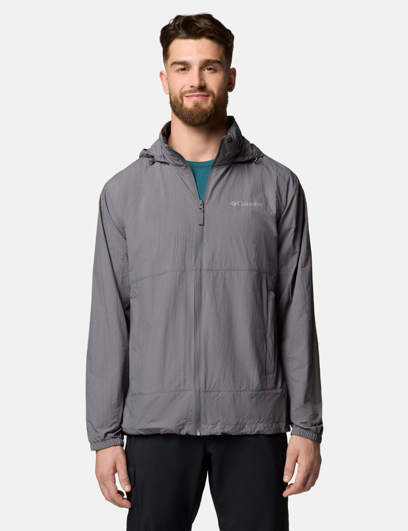 Columbia Loop Basin Windbreaker Jacket - City Grey