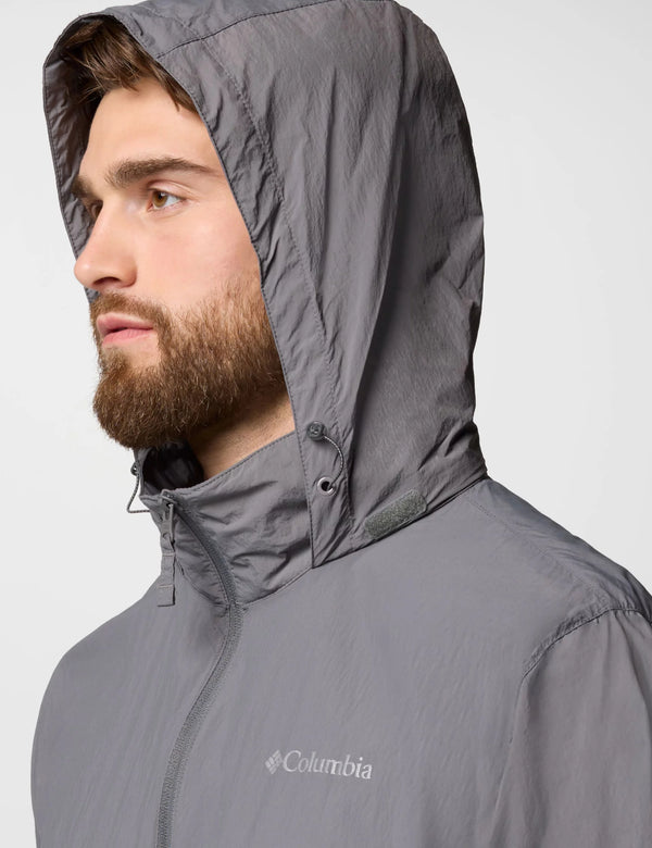 Columbia Loop Basin Windbreaker Jacket - City Grey