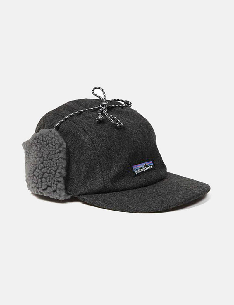 Patagonia Recycled Wool Ear Flap Cap - Forge Grey