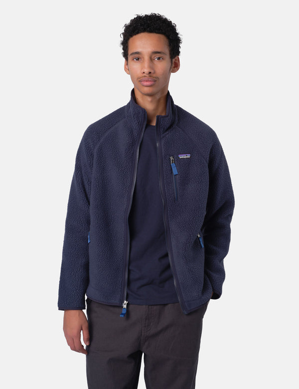 Patagonia Retro Pile Fleece Jacket - New Navy/Sunken Blue
