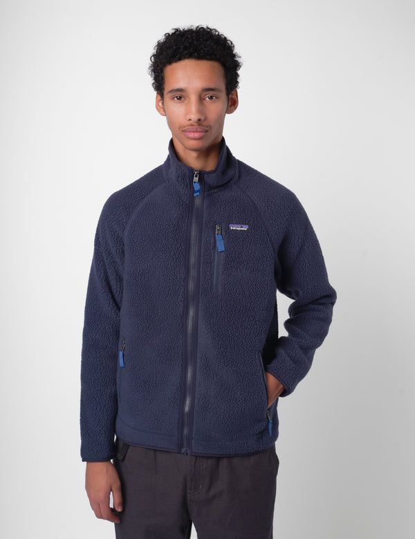 Patagonia Retro Pile Fleece Jacket - New Navy/Sunken Blue