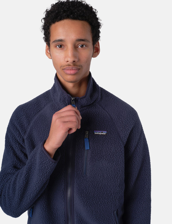 Patagonia Retro Pile Fleece Jacket - New Navy/Sunken Blue