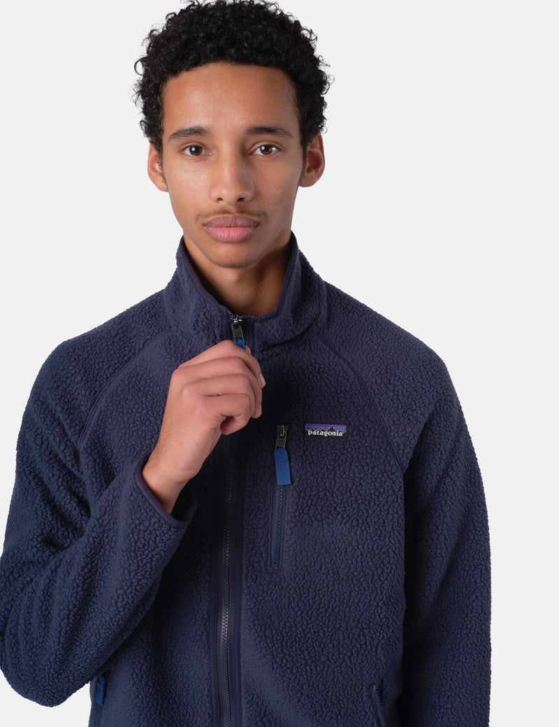 Patagonia Retro Pile Fleece Jacket - New Navy/Sunken Blue