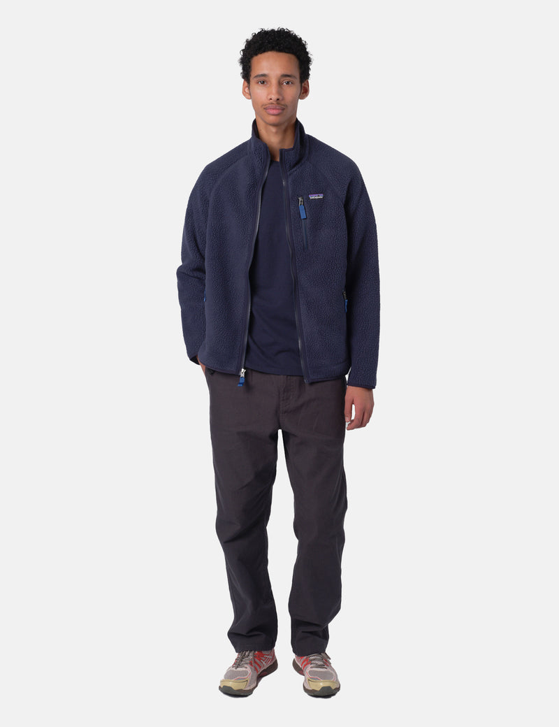 Patagonia Retro Pile Fleece Jacket - New Navy/Sunken Blue