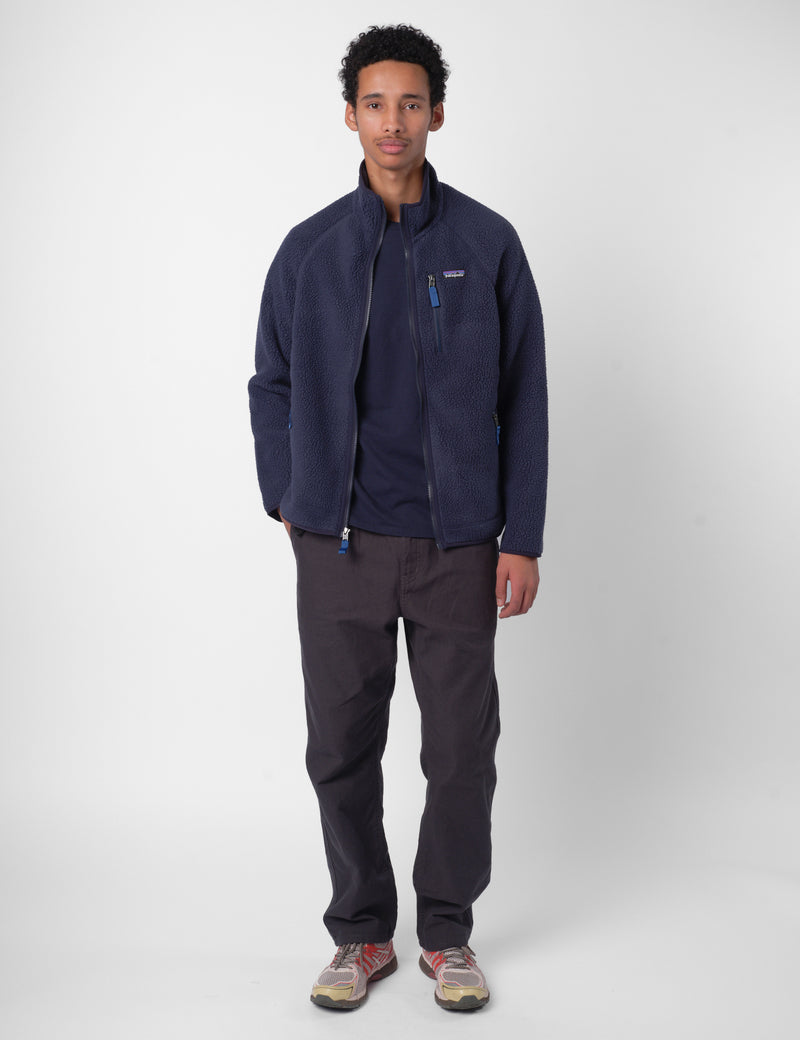 Patagonia Retro Pile Fleece Jacket - New Navy/Sunken Blue