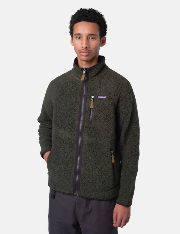 Patagonia Retro Pile Fleece Jacket - Old Growth Green