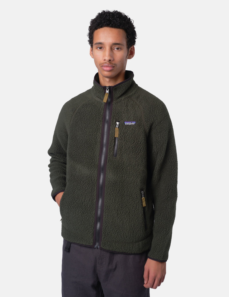 Patagonia Retro Pile Fleece Jacket - Old Growth Green