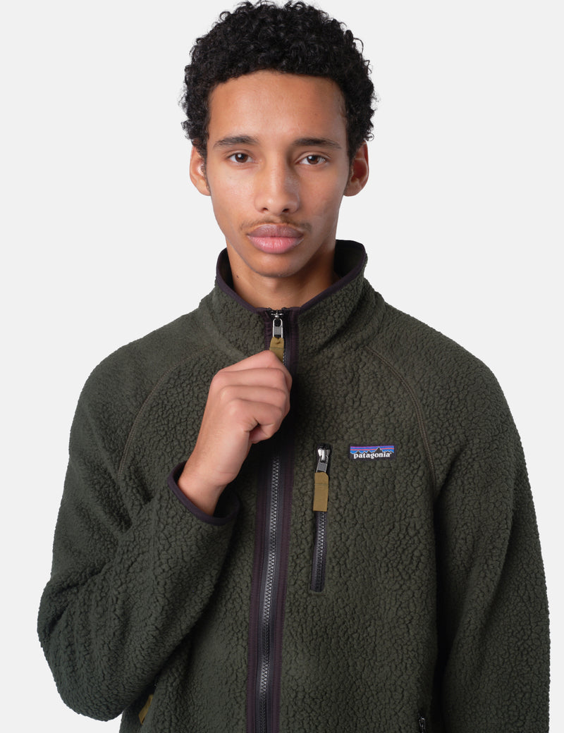 Patagonia Retro Pile Fleece Jacket - Old Growth Green