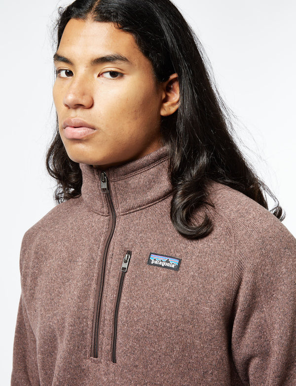 Patagonia Better Sweater 1/4 Zip Fleece - Dusky Brown