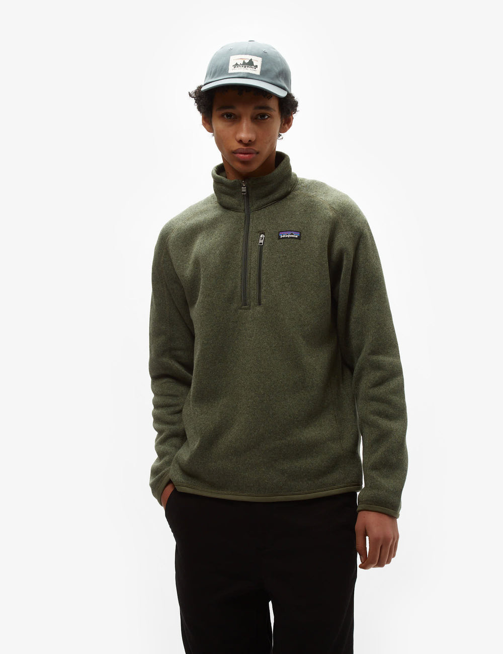 Patagonia sweatshirt green best sale