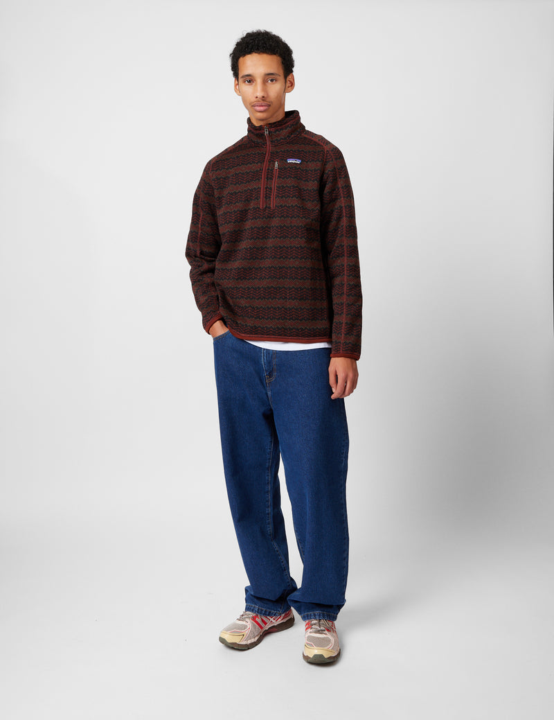 Patagonia Better Sweater 1/4 Zip Fleece (Woven Together) - Dried Vanilla