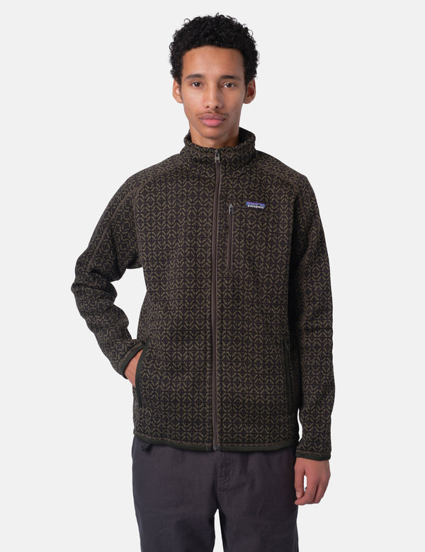 Patagonia Better Sweater Jacket - Scales: Old Growth Green