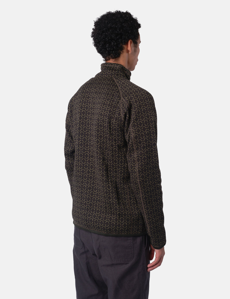 Patagonia Better Sweater Jacket - Scales: Old Growth Green