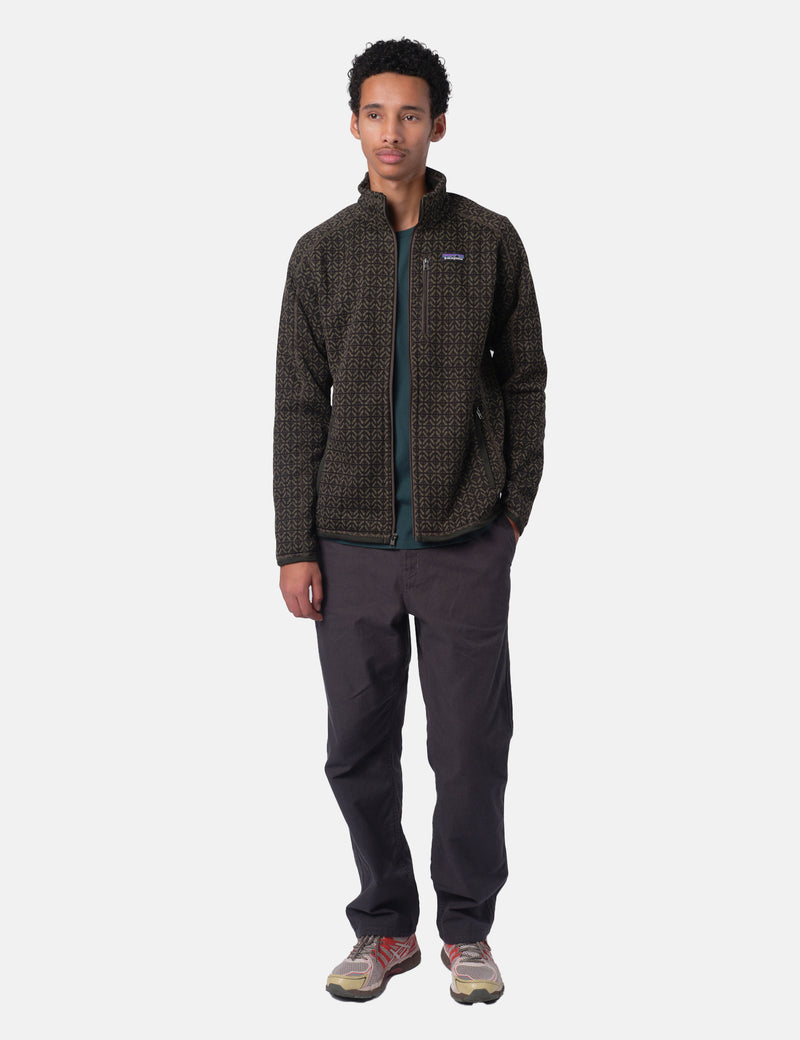 Patagonia Better Sweater Jacket - Scales: Old Growth Green