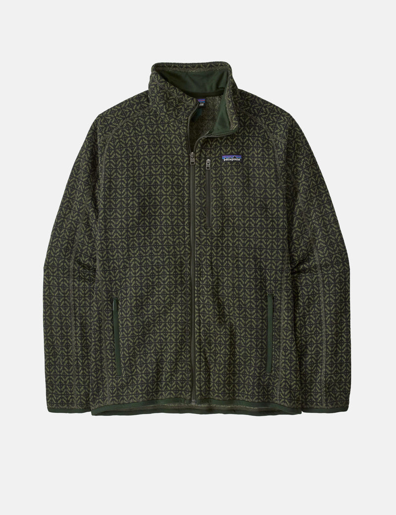 Patagonia Better Sweater Jacket - Scales: Old Growth Green