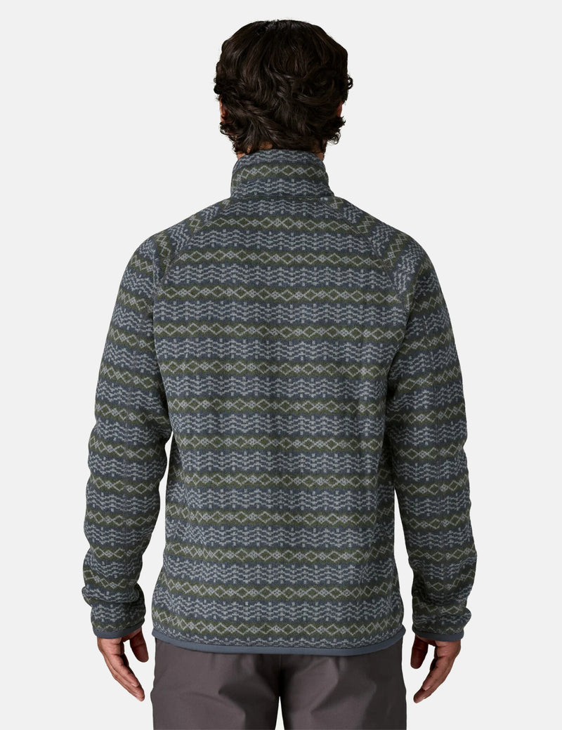 Patagonia Better Sweater Jacket - Woven Together: Smolder Blue