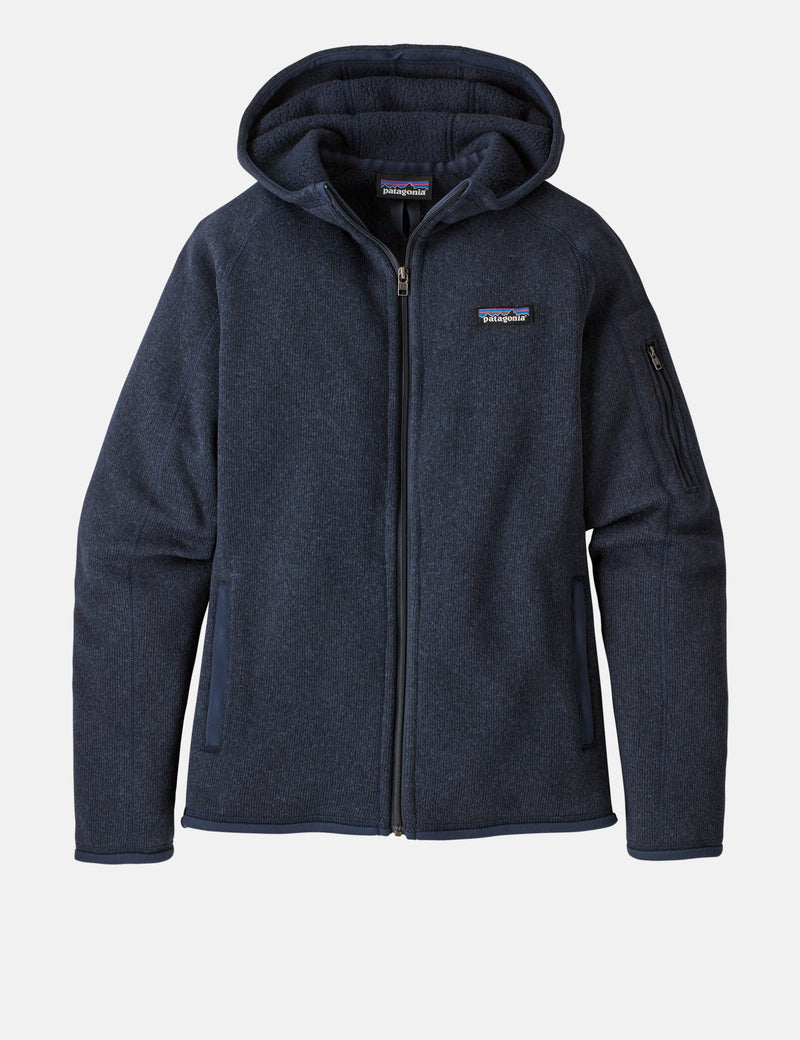 Patagonia Women's Better Sweater Hoody - New Navy Blue