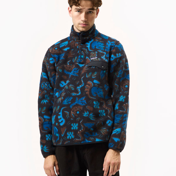 Patagonia LW Synch Snap-T Pullover - Across Oceans: Pitch Blue