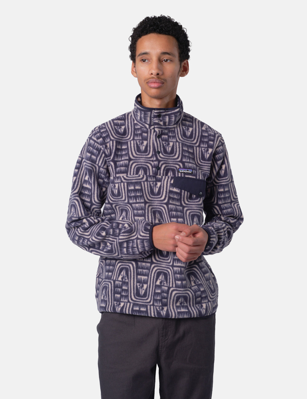 Patagonia LW Synchilla Snap-T Fleece - Flow: Sunken Blue