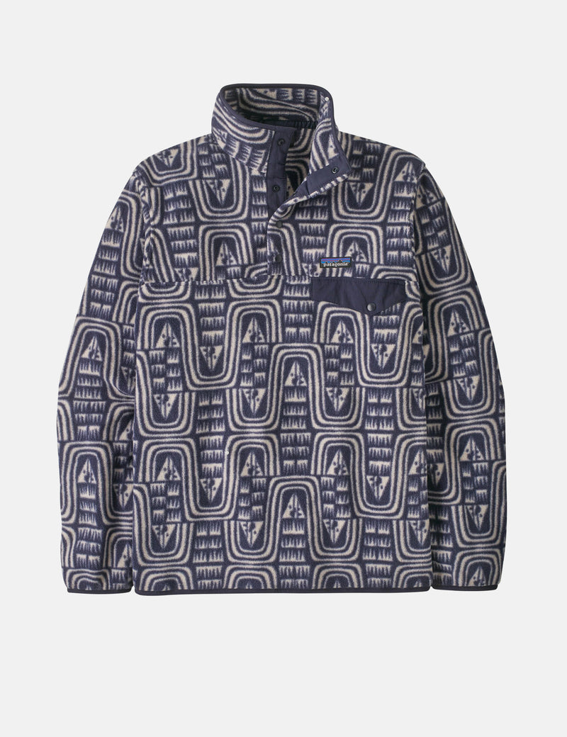Patagonia LW Synchilla Snap-T Fleece - Flow: Sunken Blue