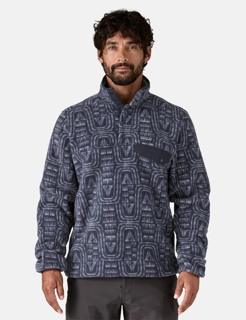 Patagonia LW Synchilla Snap-T Fleece - Flow: Sunken Blue