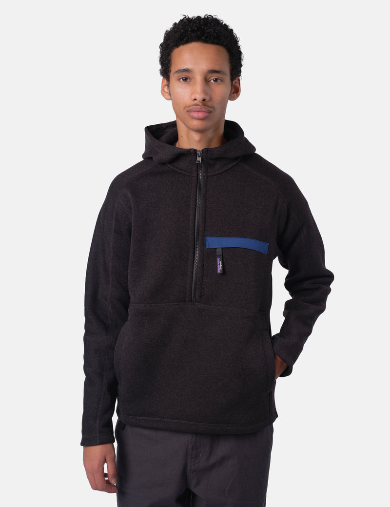Patagonia Better Sweater 1/2 Zip Fleece Pullover - Black
