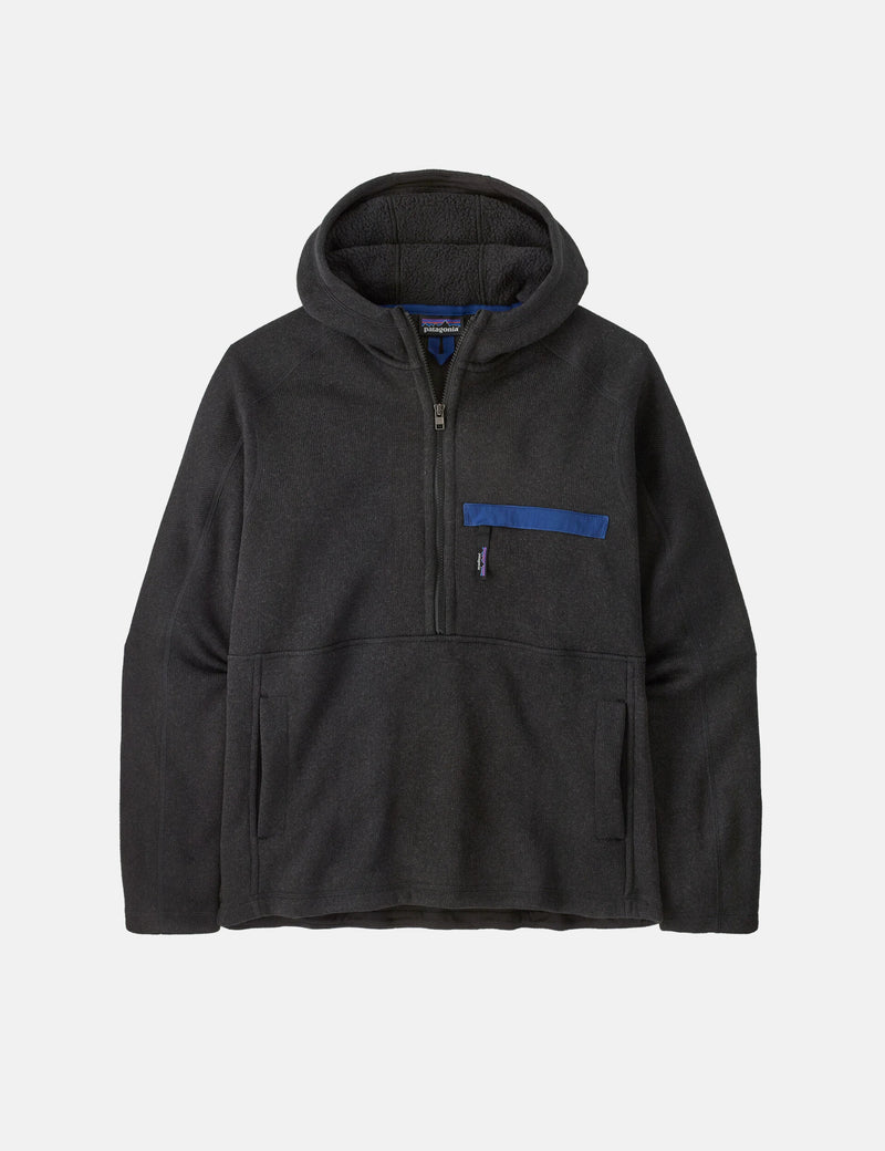 Patagonia Better Sweater 1/2 Zip Fleece Pullover - Black