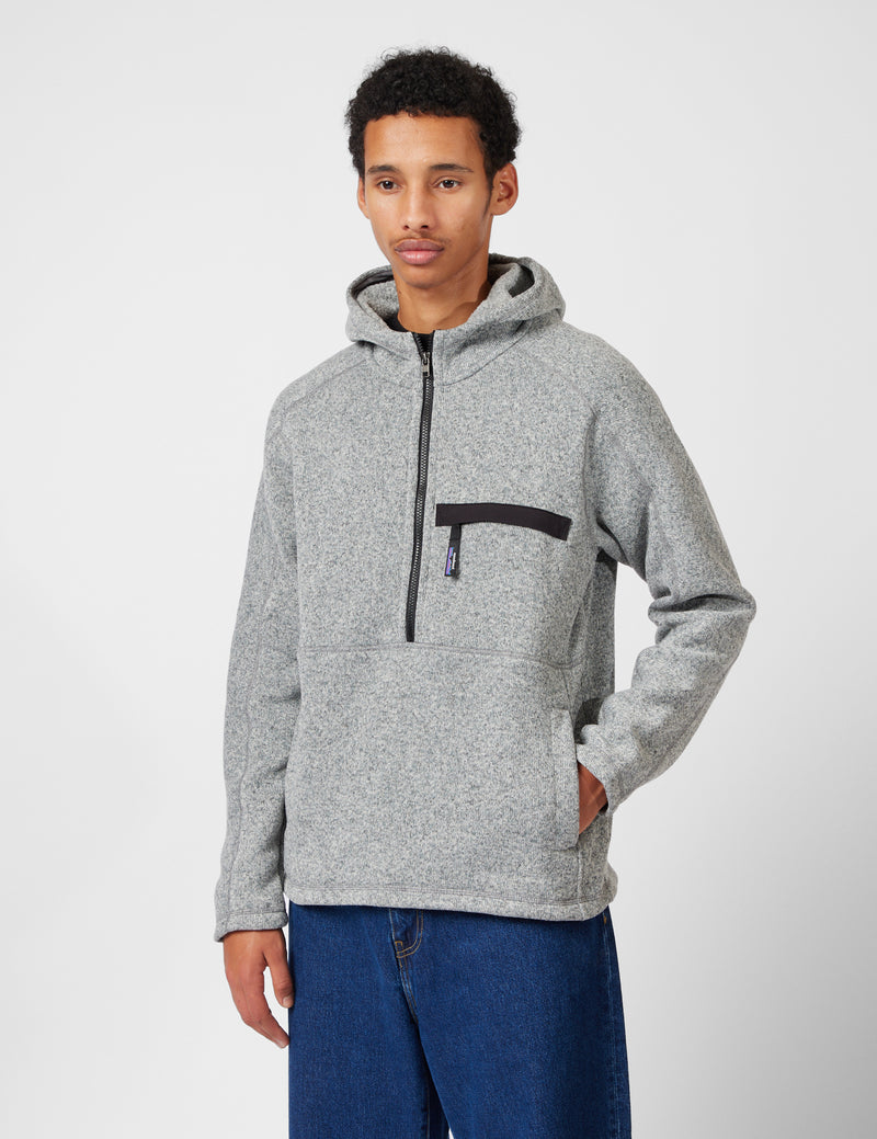 Patagonia Better Sweater 1/2 Zip Fleece Pullover - Stonewash Grey