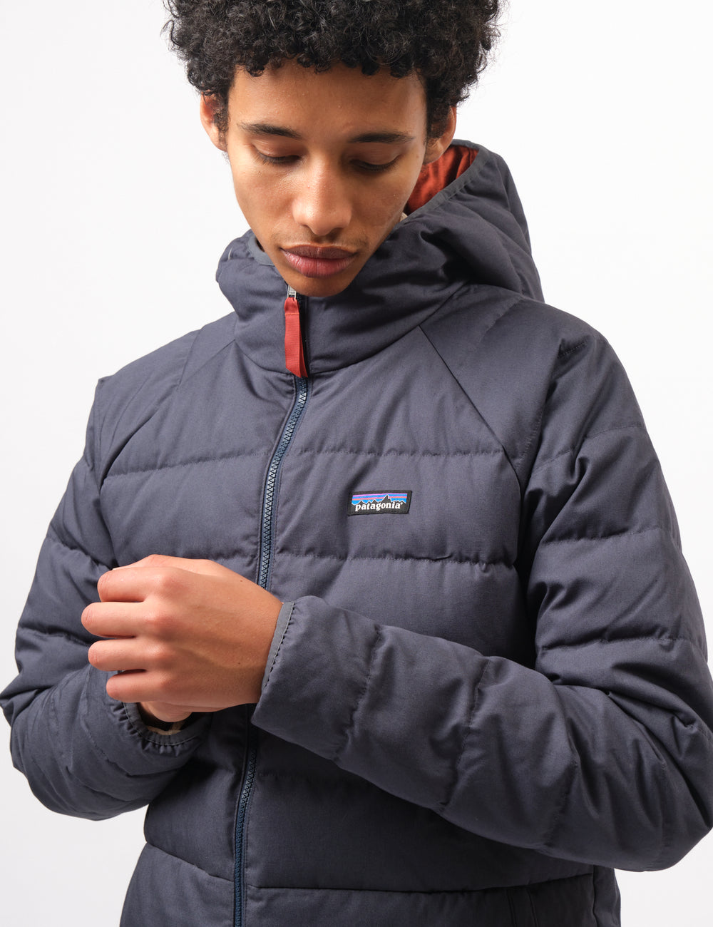 Patagonia Cotton Down Jacket - Smolder Blue | Urban Excess Patagonia Cotton Down Jacket - Smolder Blue | Urban Excess