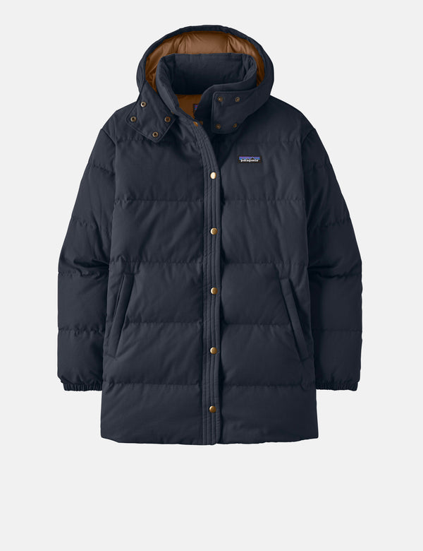 Patagonia Women's Cotton Down Parka - Pitch Blue