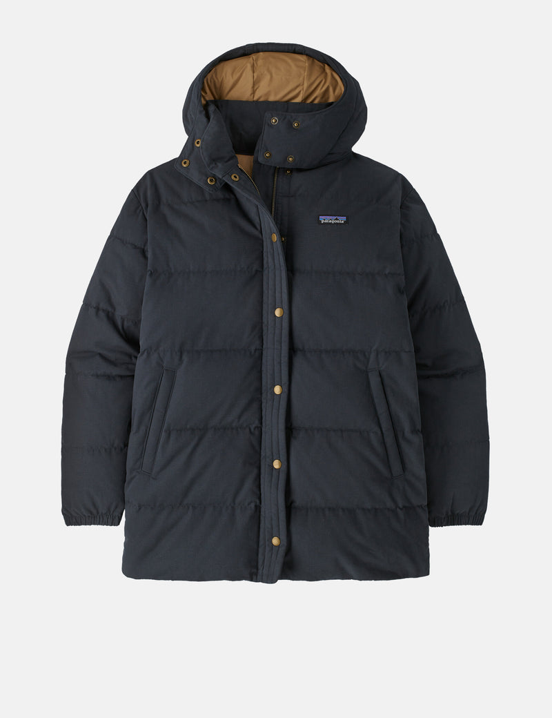 Patagonia Women's Cotton Down Parka - Pitch Blue