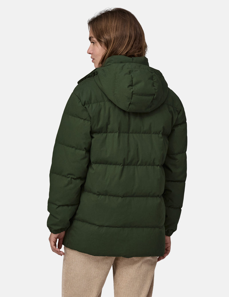 Patagonia Women's Cotton Down Parka - Torrey Pine Green