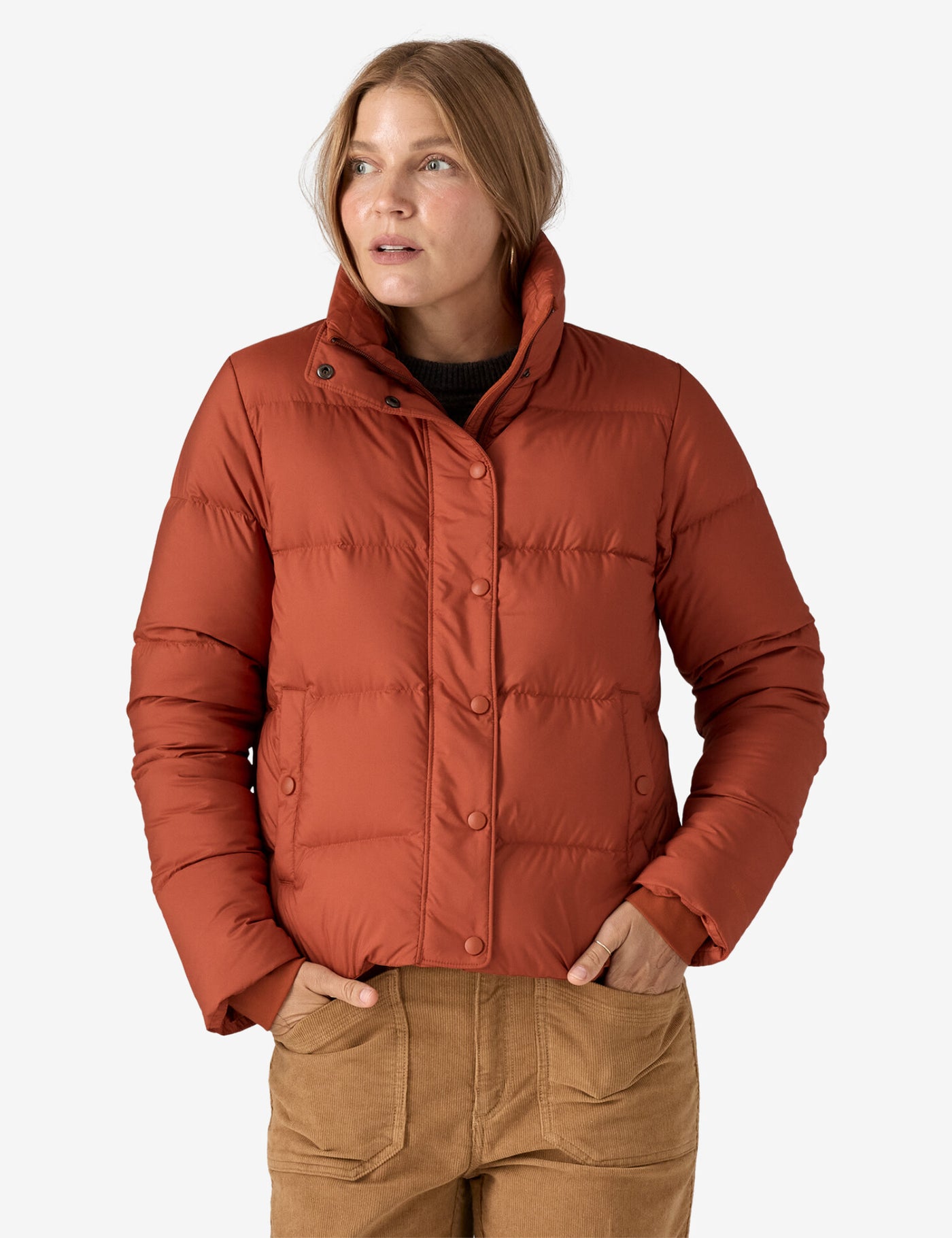 Patagonia Women's Silent Down Jacket - Burnished Red | Urban