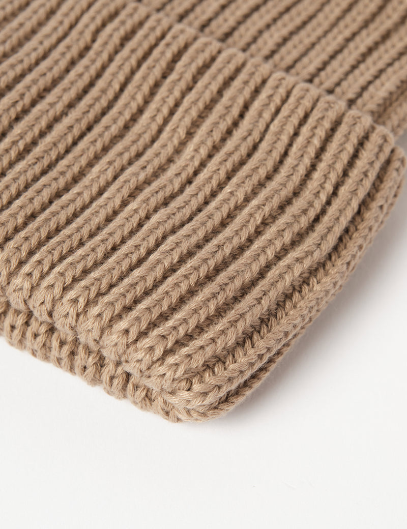 Patagonia Fishermans Rolled Beanie Hat - Ash Tan