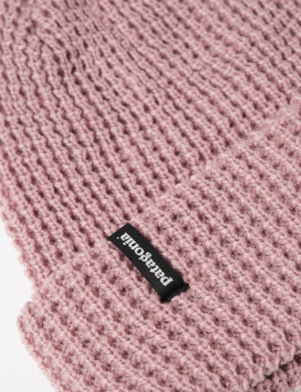 Patagonia Snowdrifter Beanie Hat - Stormy Mauve