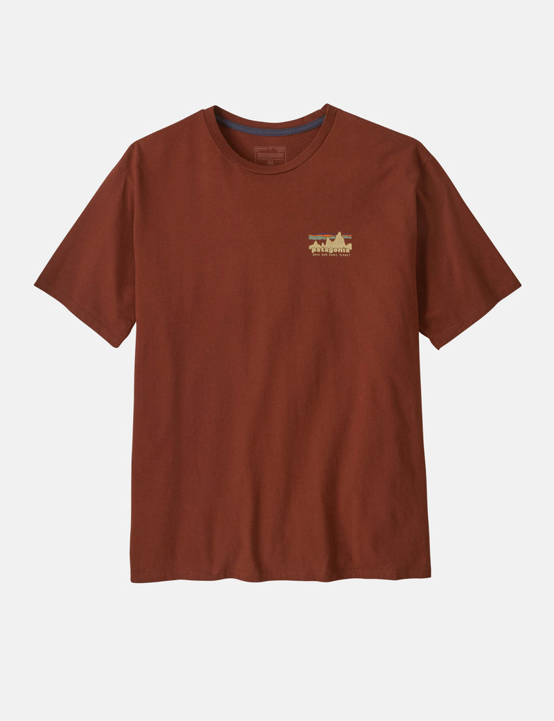 Patagonia '73 Skyline Organic T-Shirt - Dried Vanilla