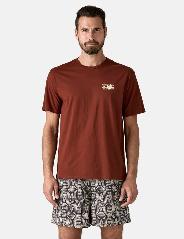 Patagonia '73 Skyline Organic T-Shirt - Dried Vanilla