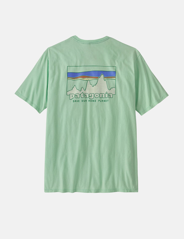 Patagonia '73 Skyline Organic T-Shirt - Rinsed Green