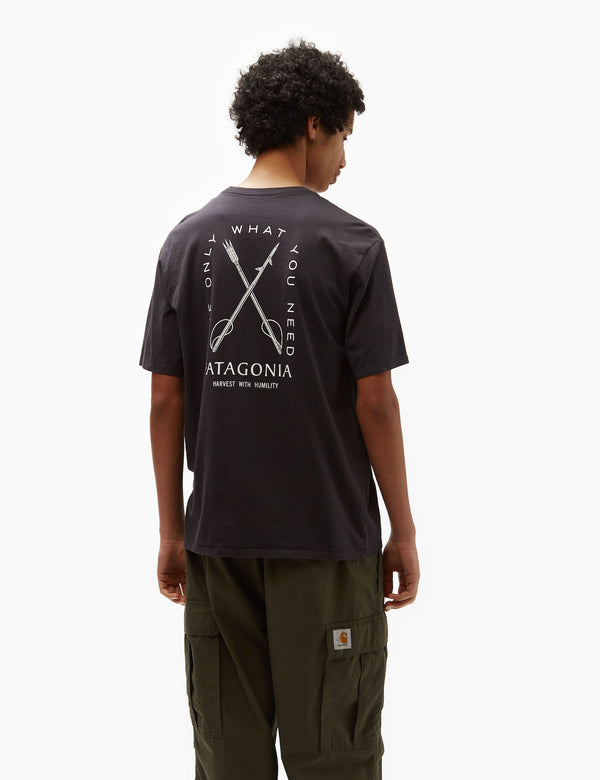 Patagonia CTA Organic Humble Harvest T-Shirt - Ink Black