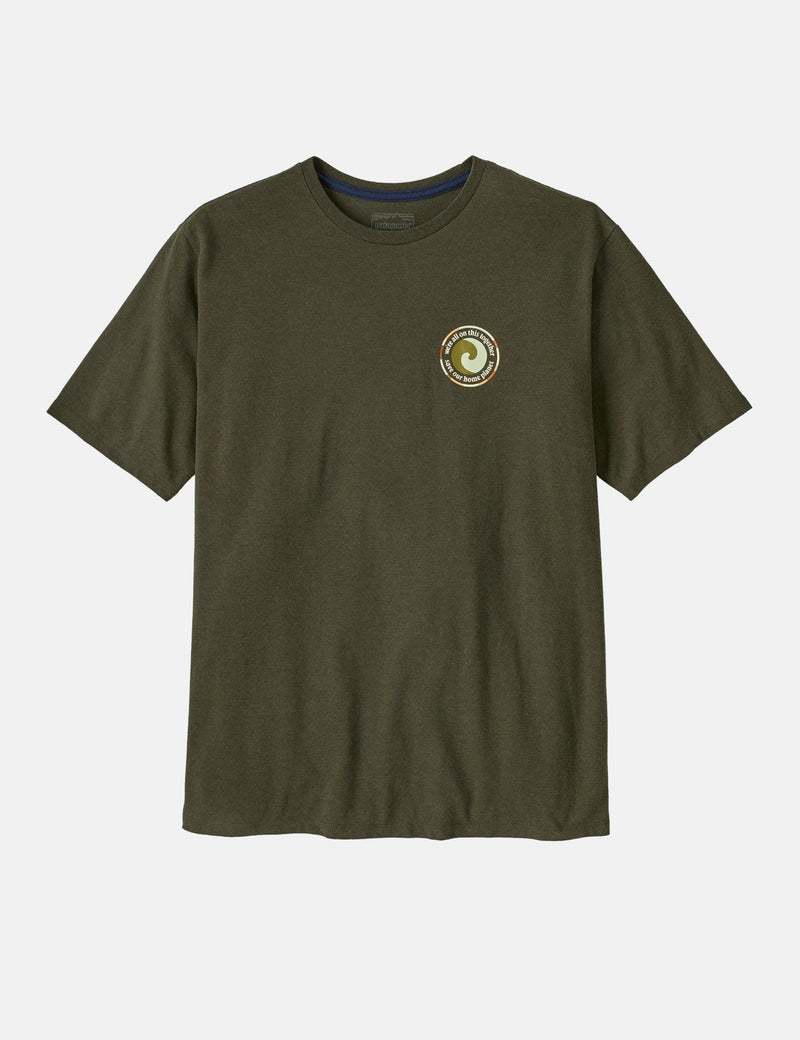 Patagonia Unity Fitz Responsibili-Tee T-Shirt - Basin Green