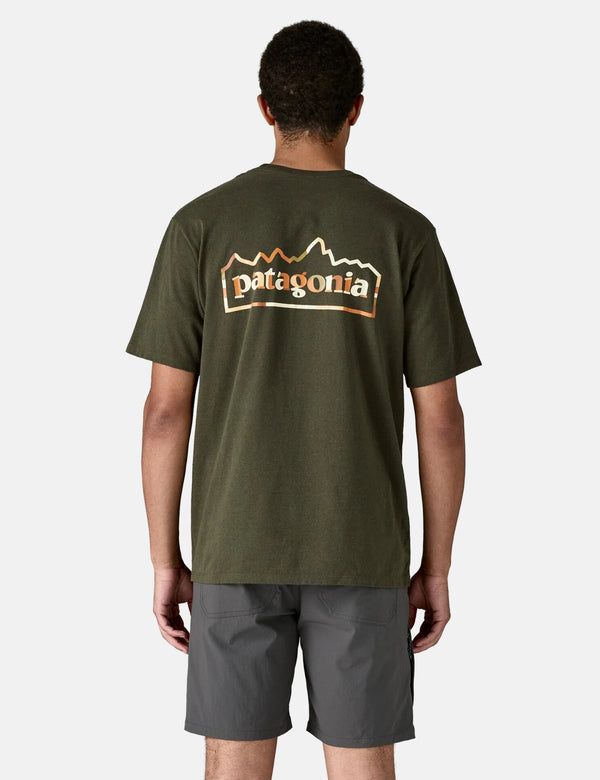 Patagonia Unity Fitz Responsibili-Tee T-Shirt - Basin Green