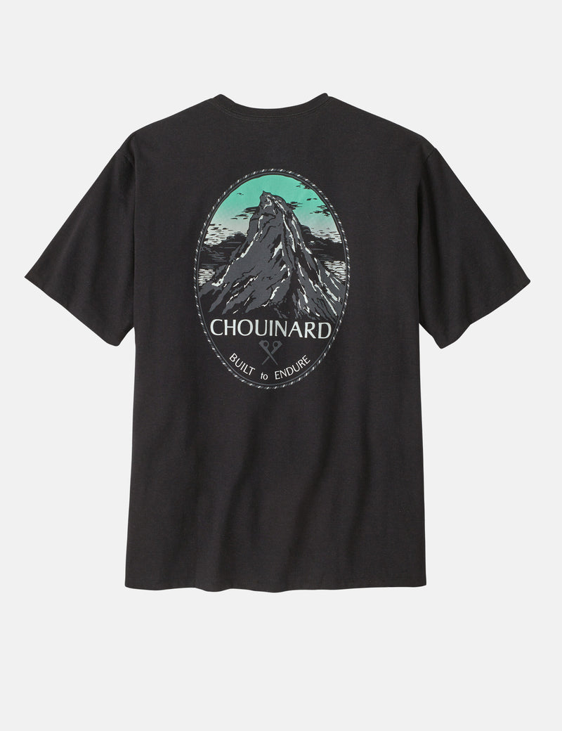 Patagonia Chouinard Crest Pocket Responsibili-Tee T-Shirt - Ink Black