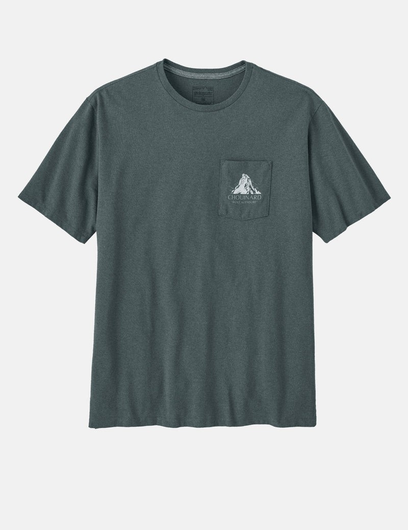 Patagonia Chouinard Crest Pocket Responsibili-Tee T-Shirt - Nouveau Green