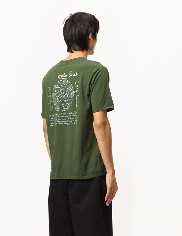 Patagonia CTA Earth Currents Organic T-Shirt - Torrey Pine Green