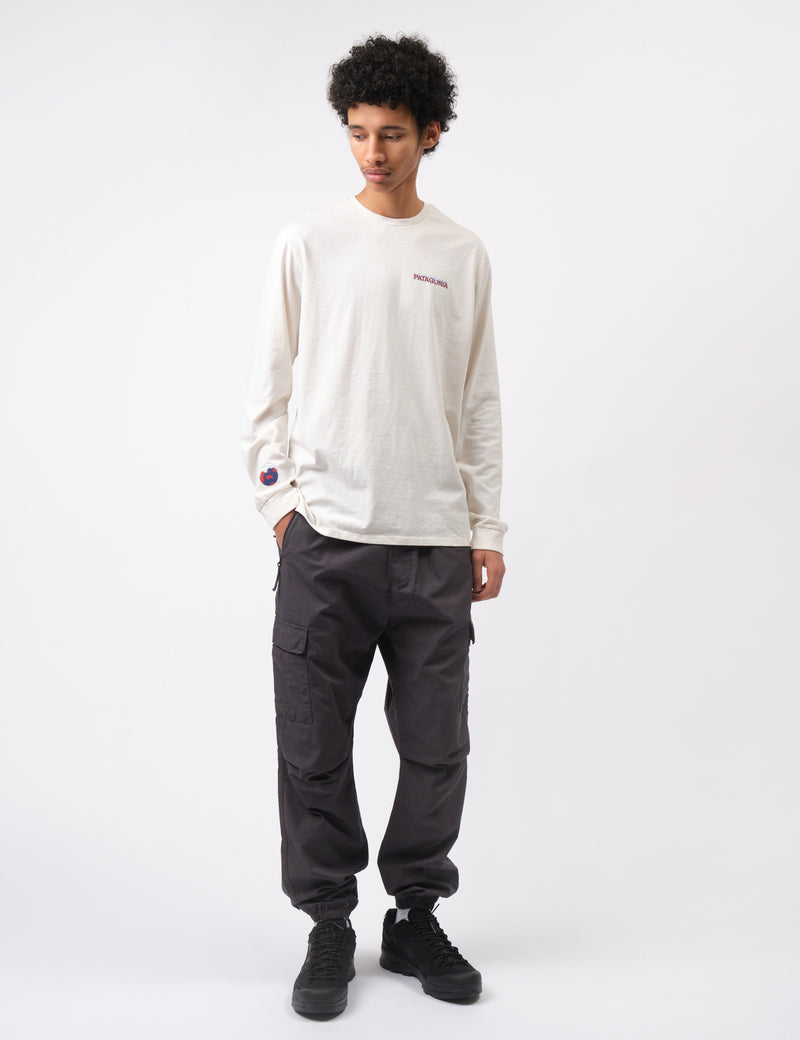 Patagonia Chill Long Sleeve T-Shirt - Birch White