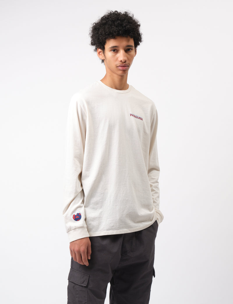 Patagonia Chill Long Sleeve T-Shirt - Birch White